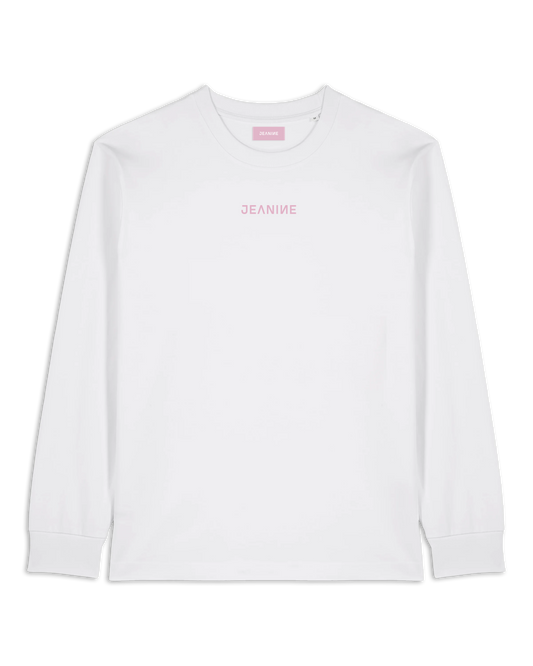 Tee-shirt manches longues oversize blanc
