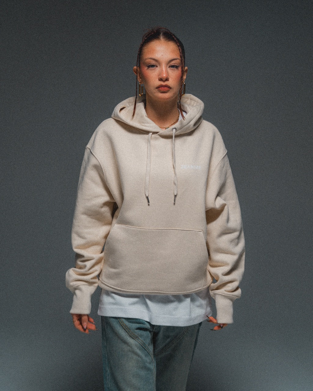 Sweat-shirt beige