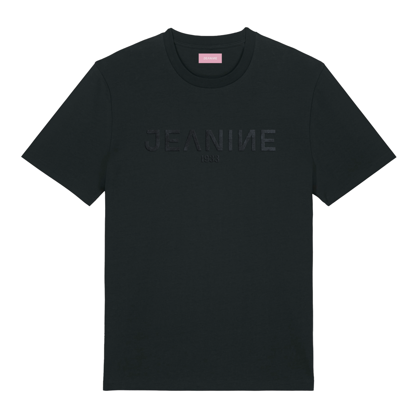 Tee-shirt Jeanine velours noir